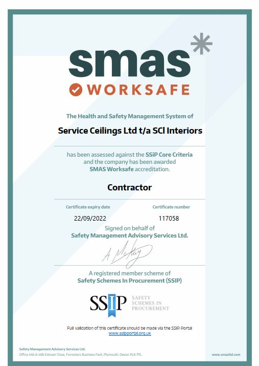 SCL maintain SMAS worksafe