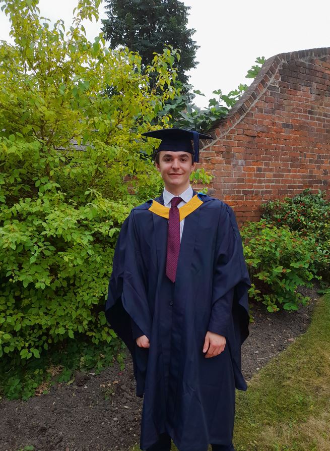 David Vincent Graduates with First Class Honours